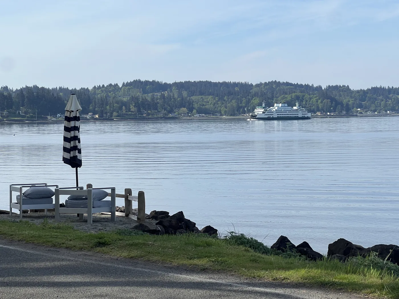 Washington State Ferry crossing to Bainbridge Island