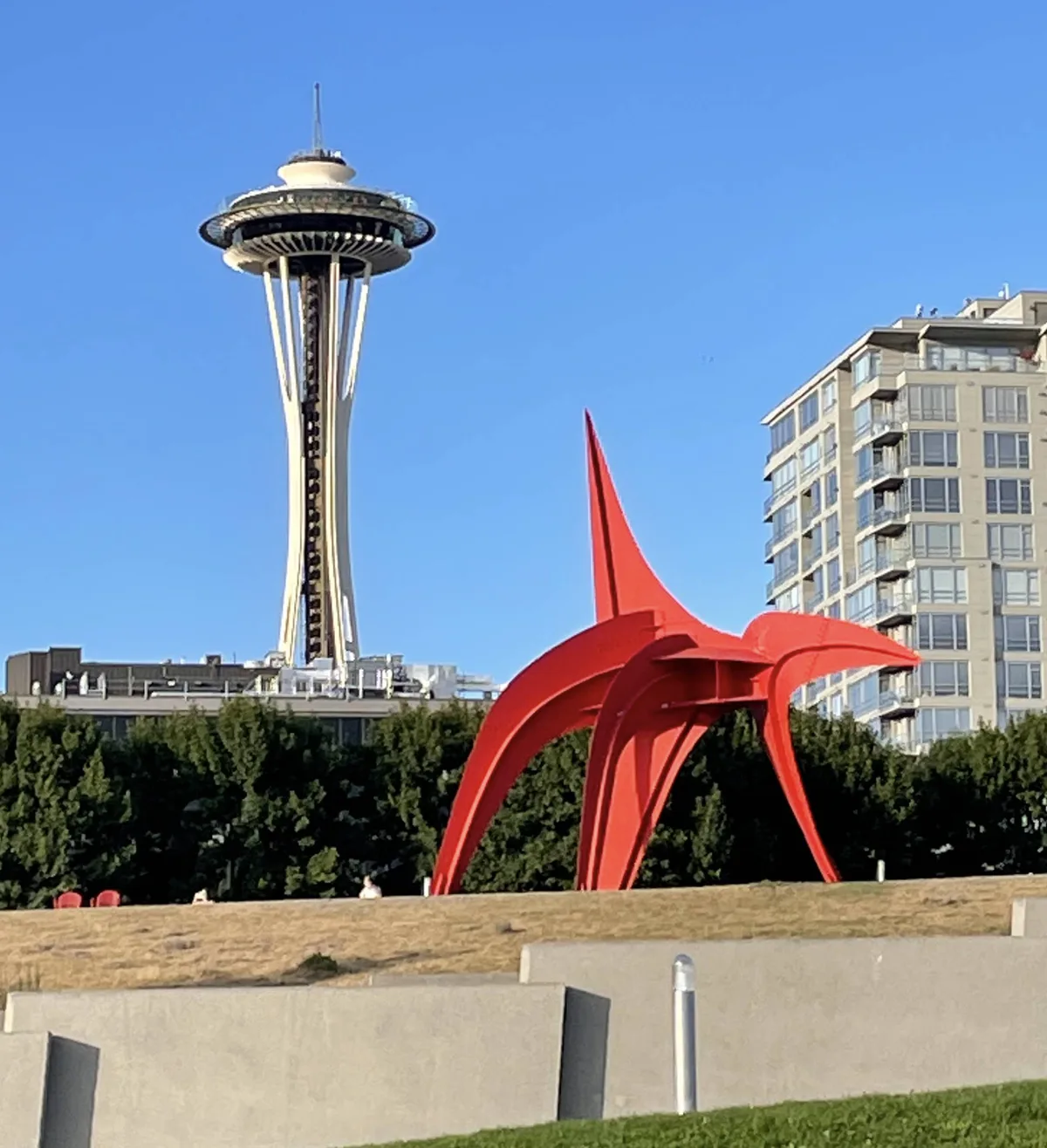 Olympic Sculpture Park on Elliott Bay waterfront